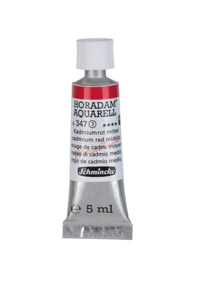 Schmincke Horadam Aquarell Suluboya 5 Ml Tüp 347 Cadmium Red Middle