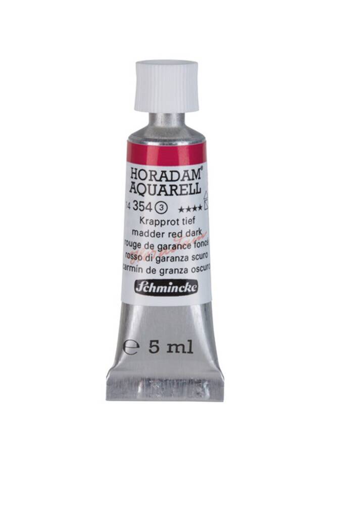 Schmincke Horadam Aquarell Suluboya 5 Ml Tüp 354 Madder Red Dark