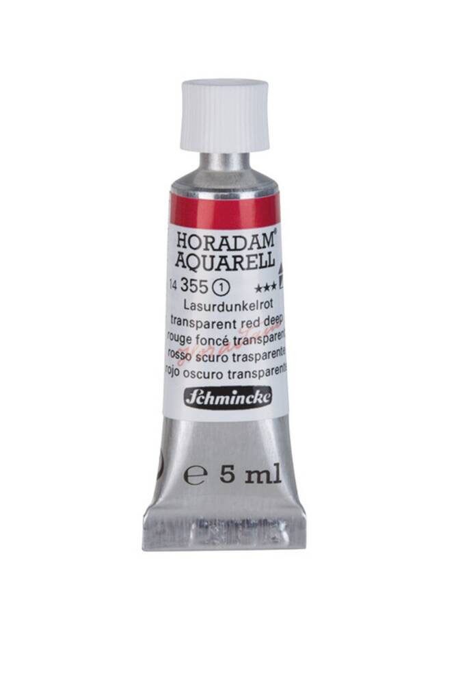 Schmincke Horadam Aquarell Suluboya 5 Ml Tüp 355 Transparent Red Deep