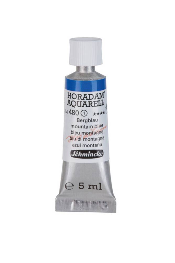 Schmincke Horadam Aquarell Suluboya 5 Ml Tüp 480 Mountain Blue