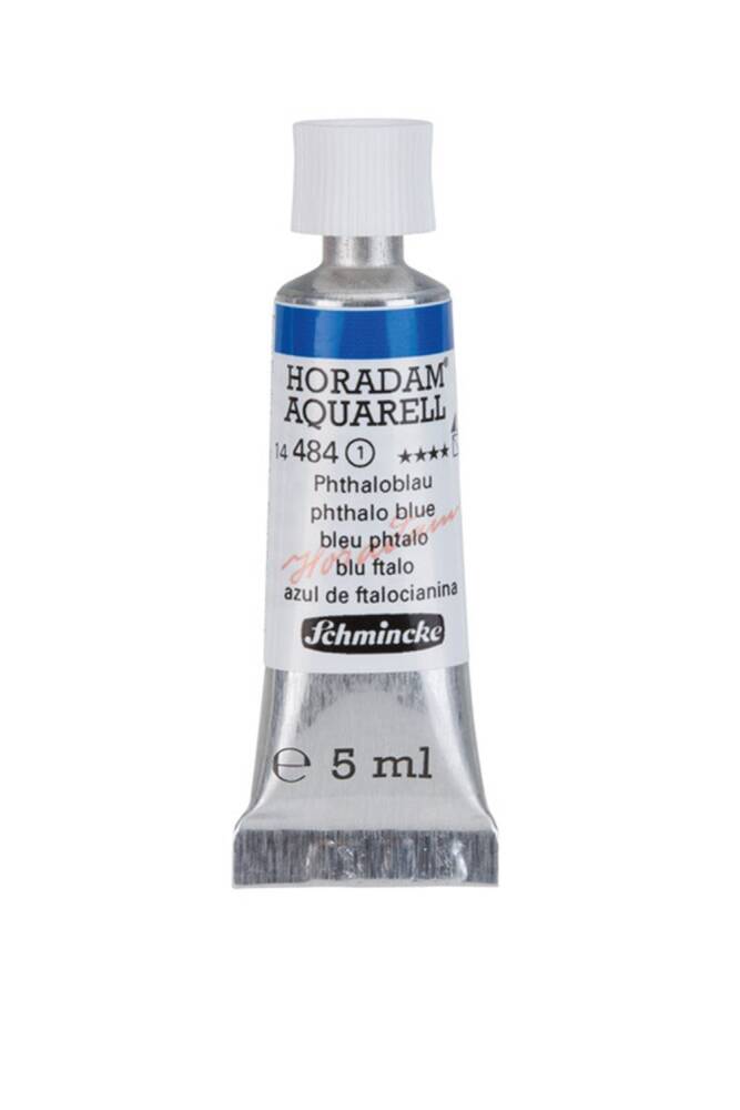 Schmincke Horadam Aquarell Suluboya 5 Ml Tüp 484 Phthalo Blue
