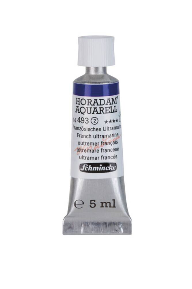 Schmincke Horadam Aquarell Suluboya 5 Ml Tüp 493 French Ultramarine