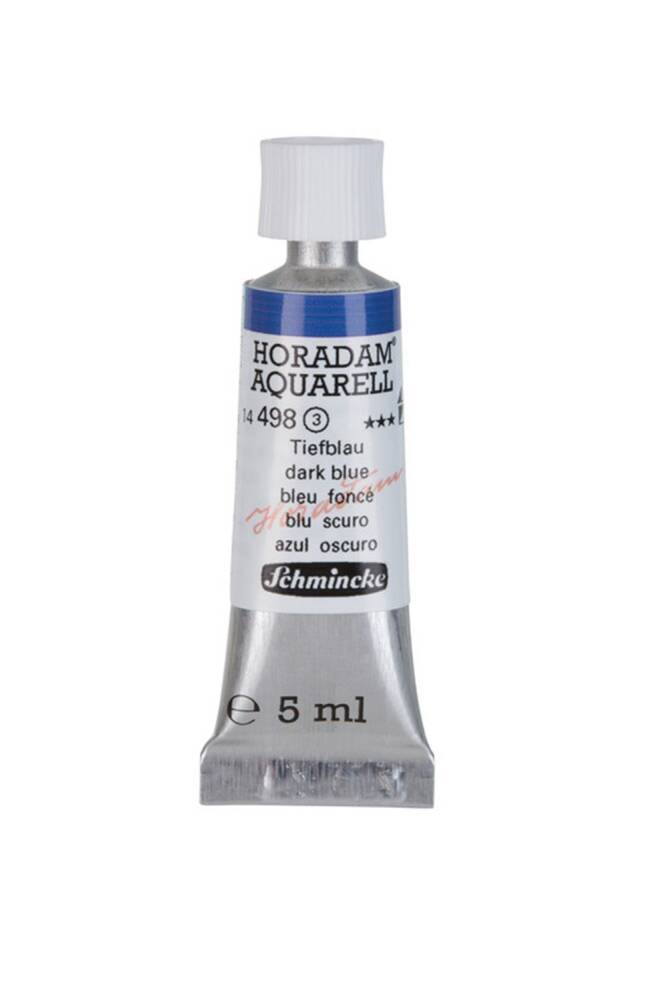 Schmincke Horadam Aquarell Suluboya 5 Ml Tüp 498 Dark Blue