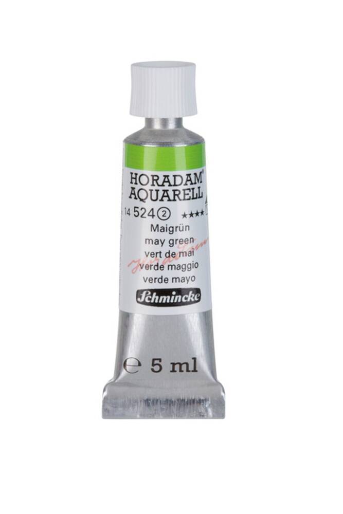 Schmincke Horadam Aquarell Suluboya 5 Ml Tüp 524 May Green
