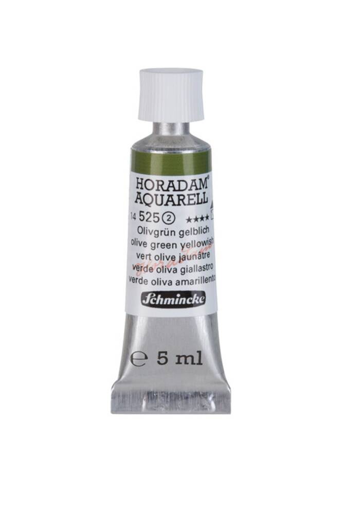 Schmincke Horadam Aquarell Suluboya 5 Ml Tüp 525 Olive Green Yellowish