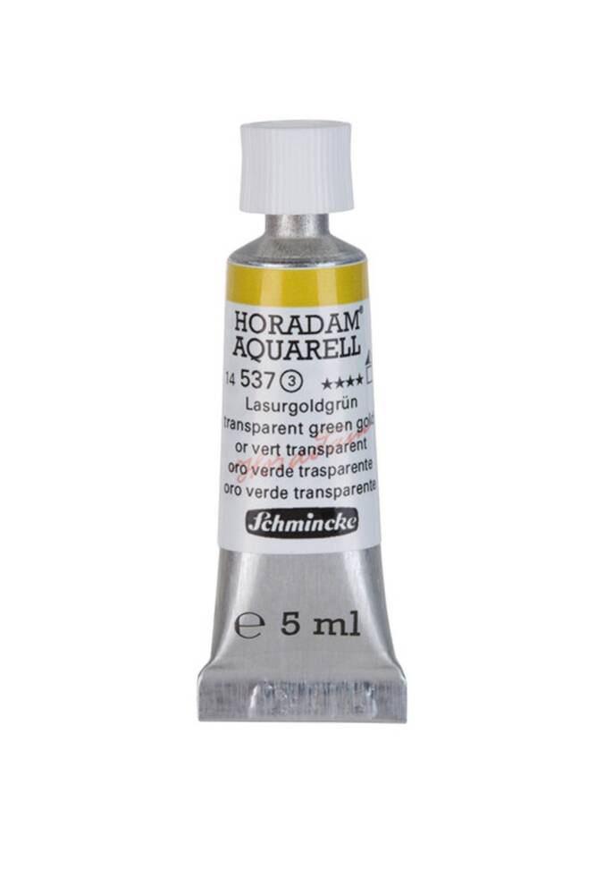 Schmincke Horadam Aquarell Suluboya 5 Ml Tüp 537 Transparent Green Gold