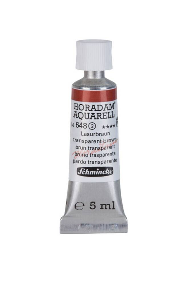 Schmincke Horadam Aquarell Suluboya 5 Ml Tüp 648 Transparent Brown
