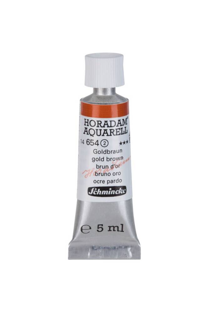 Schmincke Horadam Aquarell Suluboya 5 Ml Tüp 654 Gold Brown