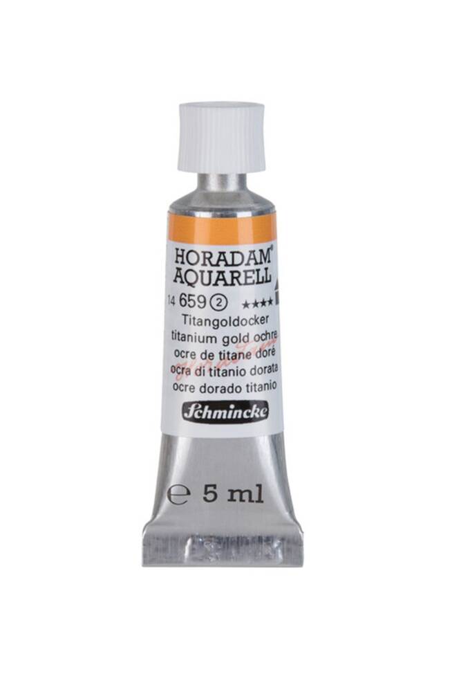 Schmincke Horadam Aquarell Suluboya 5 Ml Tüp 659 Titanium Gold Ochre