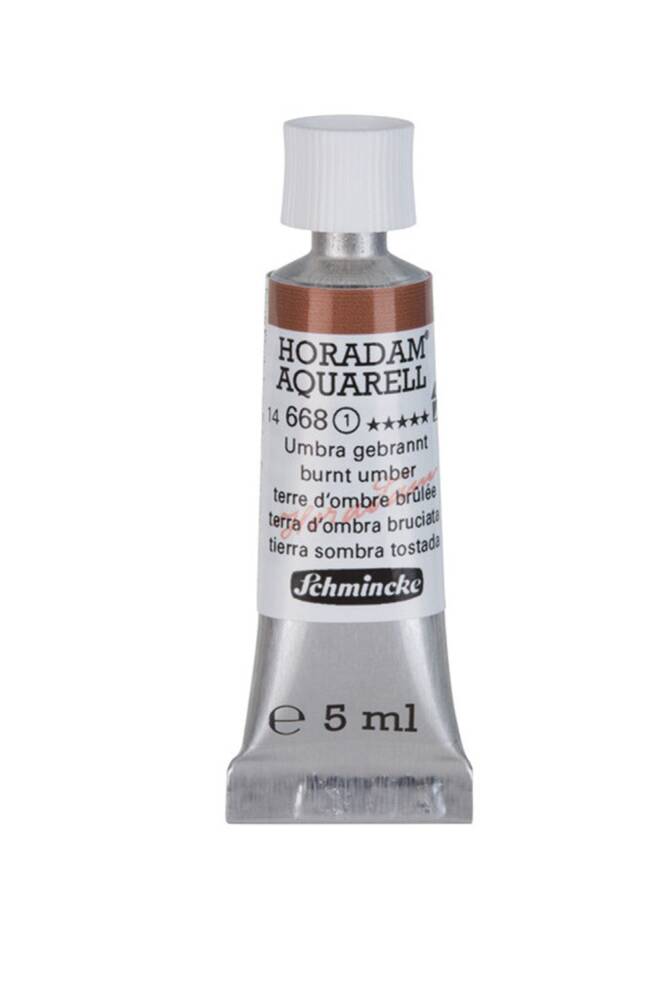 Schmincke Horadam Aquarell Suluboya 5 Ml Tüp 668 Burnt Umber