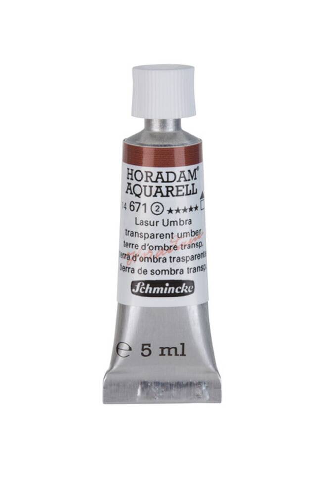 Schmincke Horadam Aquarell Suluboya 5 Ml Tüp 671 Transparent Umber