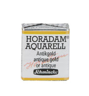 Schmincke Horadam Aquarell Yaldız Sulu Boya Yarım Tablet 898 Antique Gold