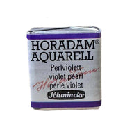 Schmincke Horadam Aquarell Yaldız Sulu Boya Yarım Tablet 991 Violet Pearl