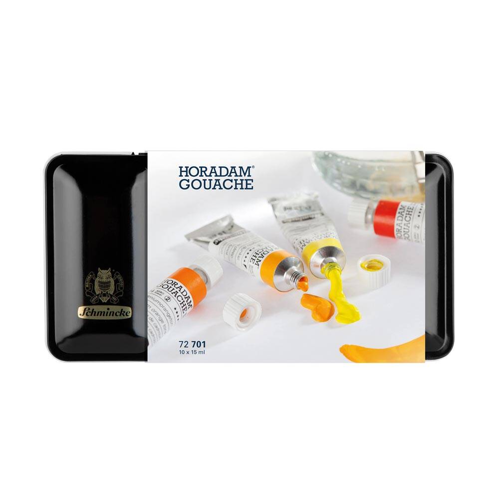 72701097 HORADAM GOUACHE metal set 10 x 15 ml