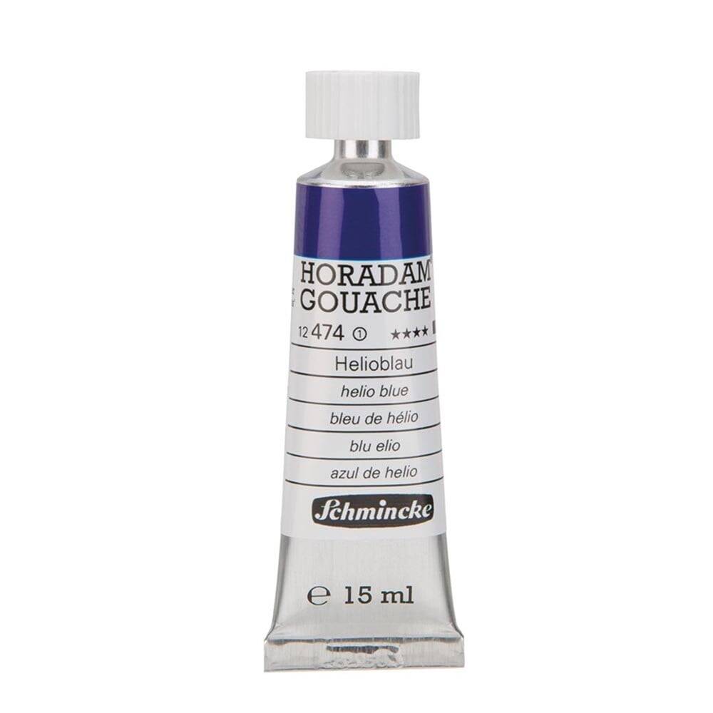 Schmincke Horadam Gouache Artist Guaj Boya 15 ml Seri 1 474 Helio Blue