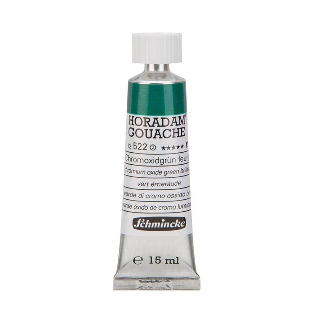 Schmincke Horadam Gouache Artist Guaj Boya 15 ml Seri 1 520 Helio Green Bluish