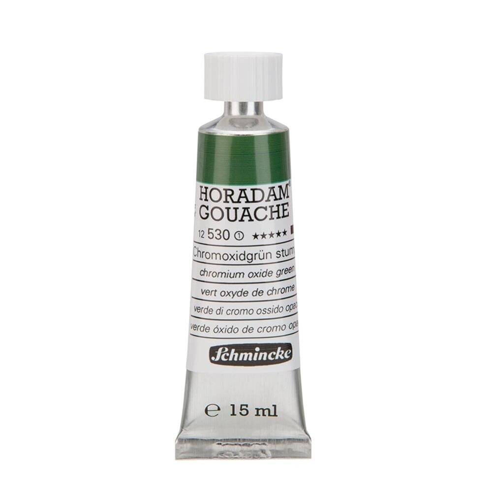 Schmincke Horadam Gouache Artist Guaj Boya 15 ml Seri 1 530 Chromium Oxide Green