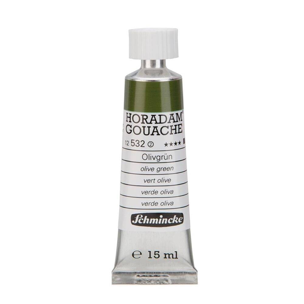 Schmincke Horadam Gouache Artist Guaj Boya 15 ml Seri 2 532 Olive Green