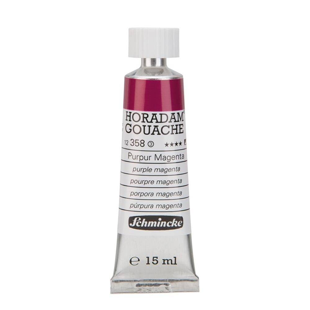 Schmincke Horadam Gouache Artist Guaj Boya 15 ml Seri 3 358 Purple Magenta