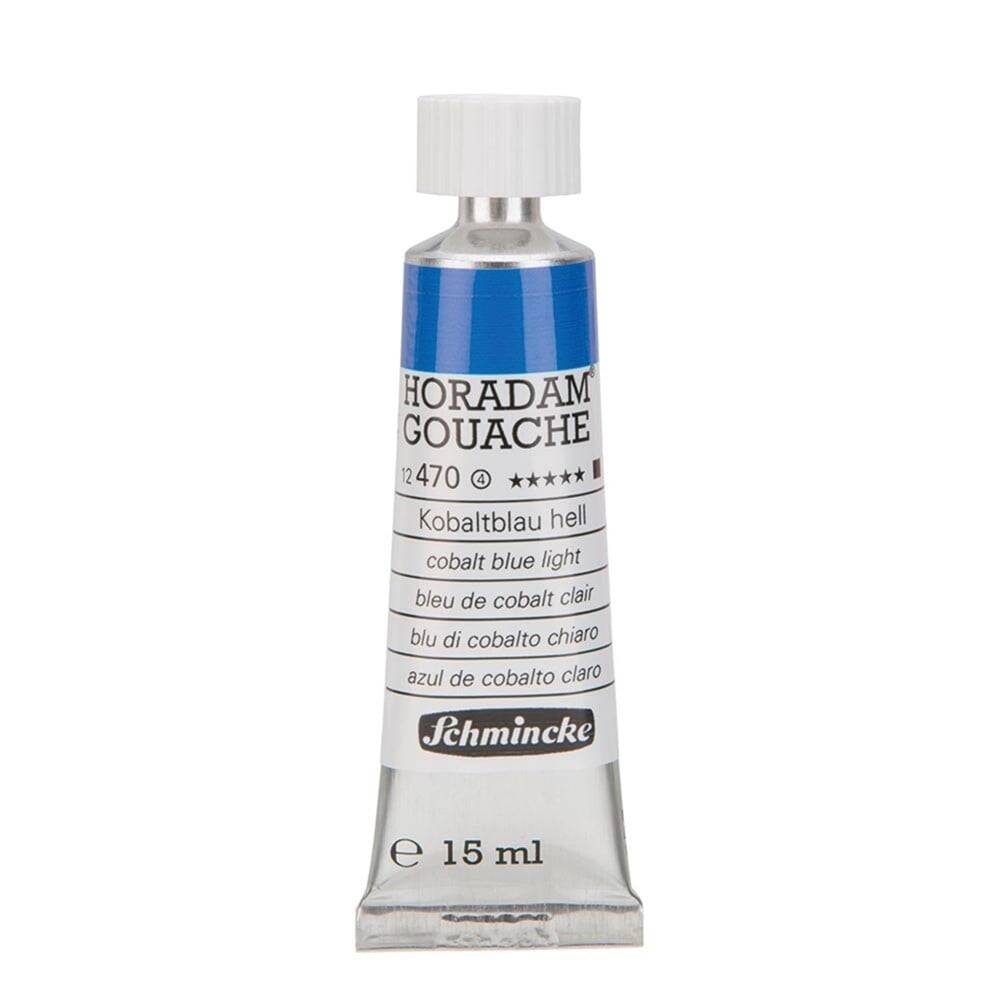 Schmincke Horadam Gouache Artist Guaj Boya 15 ml Seri 4 470 Cobalt Blue Light