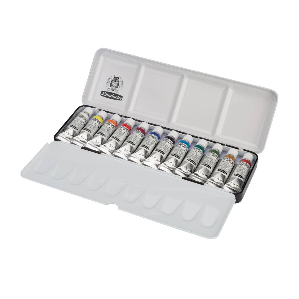 Schmincke Horadam Gouache Boya Seti Metal Kutu 12 x 5 ml 72714