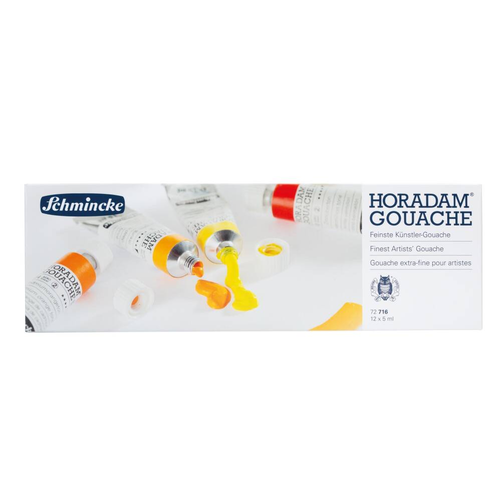 Schmincke Horadam Gouache Boya Seti Metal Kutu 12 x 5 ml 72716