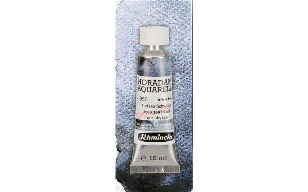 Schmincke Horadam Supegranulation Sulu Boya 15 ml 955 Deep Sea Black