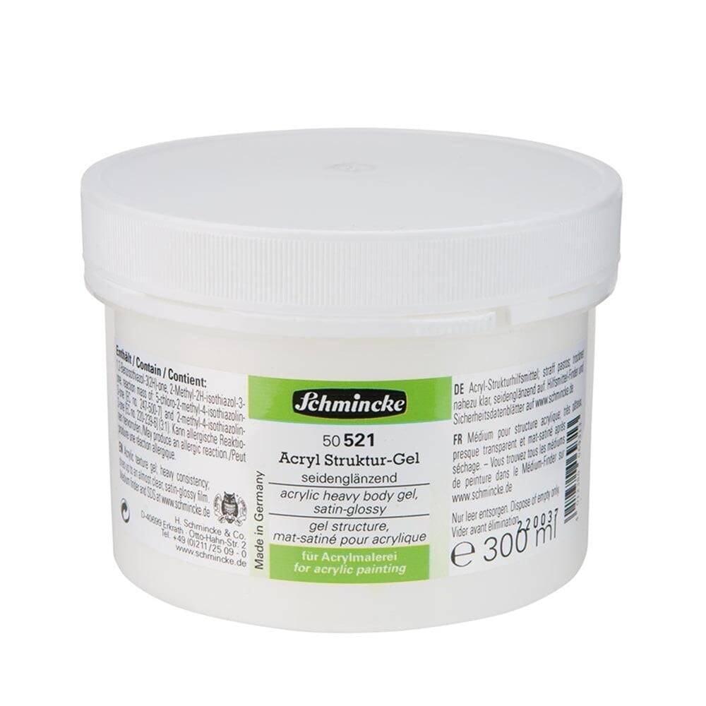 Schmincke Medium 521 Heavy Body Gel Yoğun Kıvamlı Saten Parlak Jel 250 ml