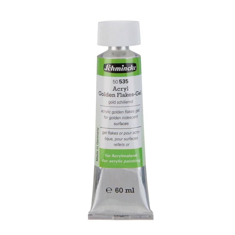 Schmincke Medium 535 Golden Flakes Gel Altın Parçalı Jel 60 ml