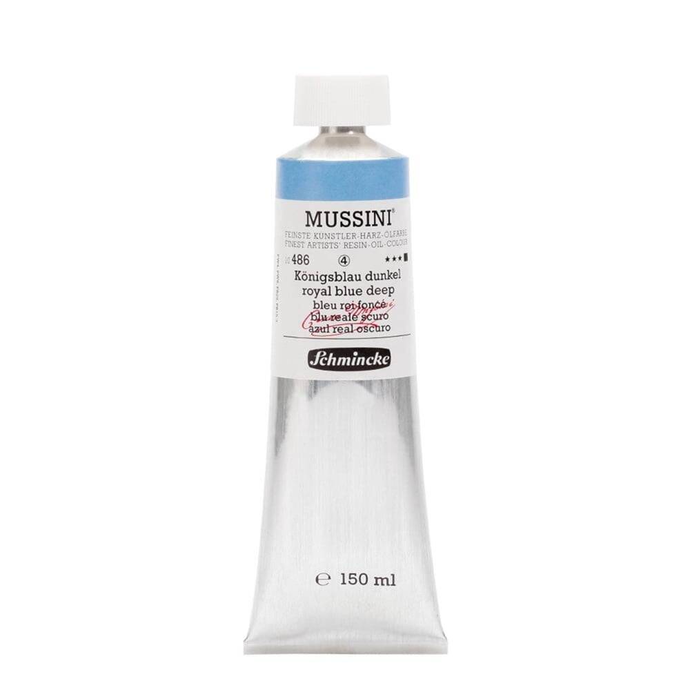 Schmincke Mussini Artist Yağlı Boya 150 ml Seri 4 486 Royal Blue Deep