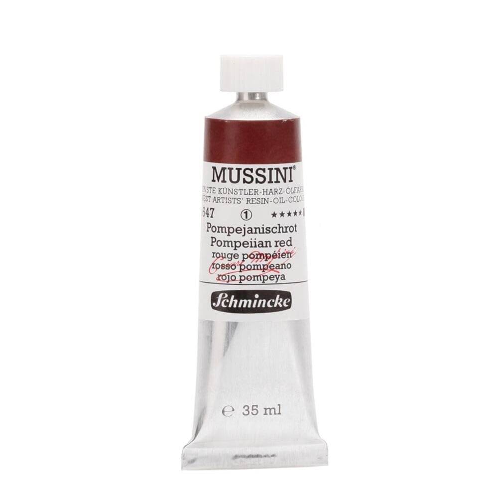 Schmincke Mussini Artist Yağlı Boya 35 ml Seri 1 647 Pompeiian Red