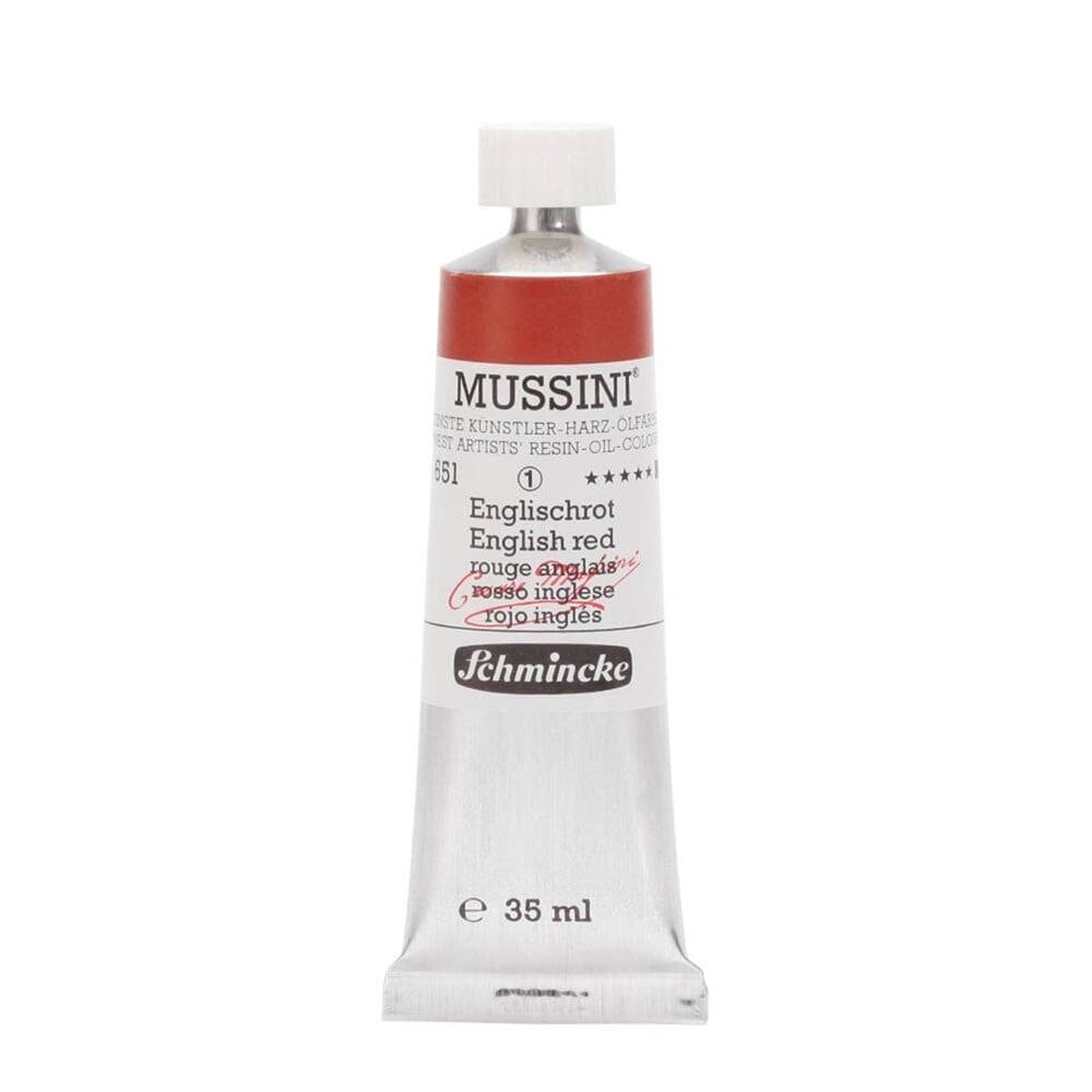 Schmincke Mussini Artist Yağlı Boya 35 ml Seri 1 651 English Red