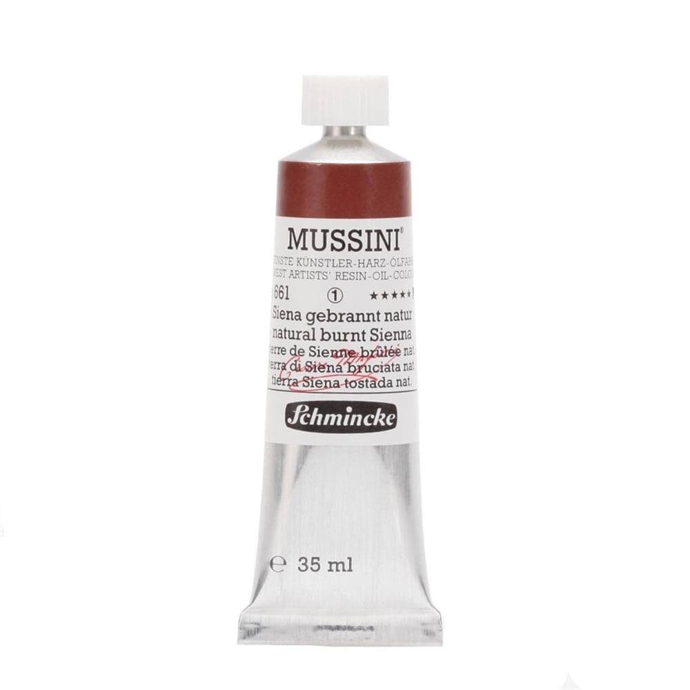 Schmincke Mussini Artist Yağlı Boya 35 ml Seri 1 661 Natural Burnt Sienna