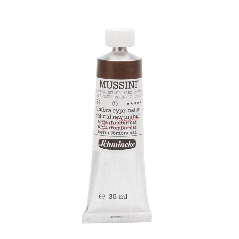 Schmincke Mussini Artist Yağlı Boya 35 ml Seri 1 664 Natural Raw Umber