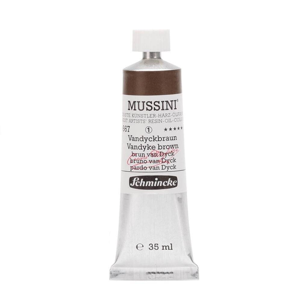 Schmincke Mussini Artist Yağlı Boya 35 ml Seri 1 667 Vandyke Brown