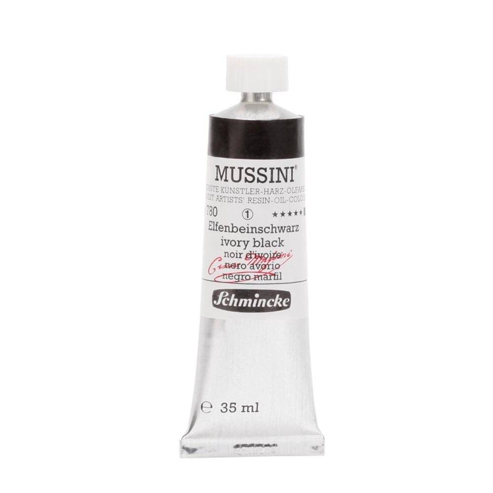 Schmincke Mussini Artist Yağlı Boya 35 ml Seri 1 780 Ivory Black