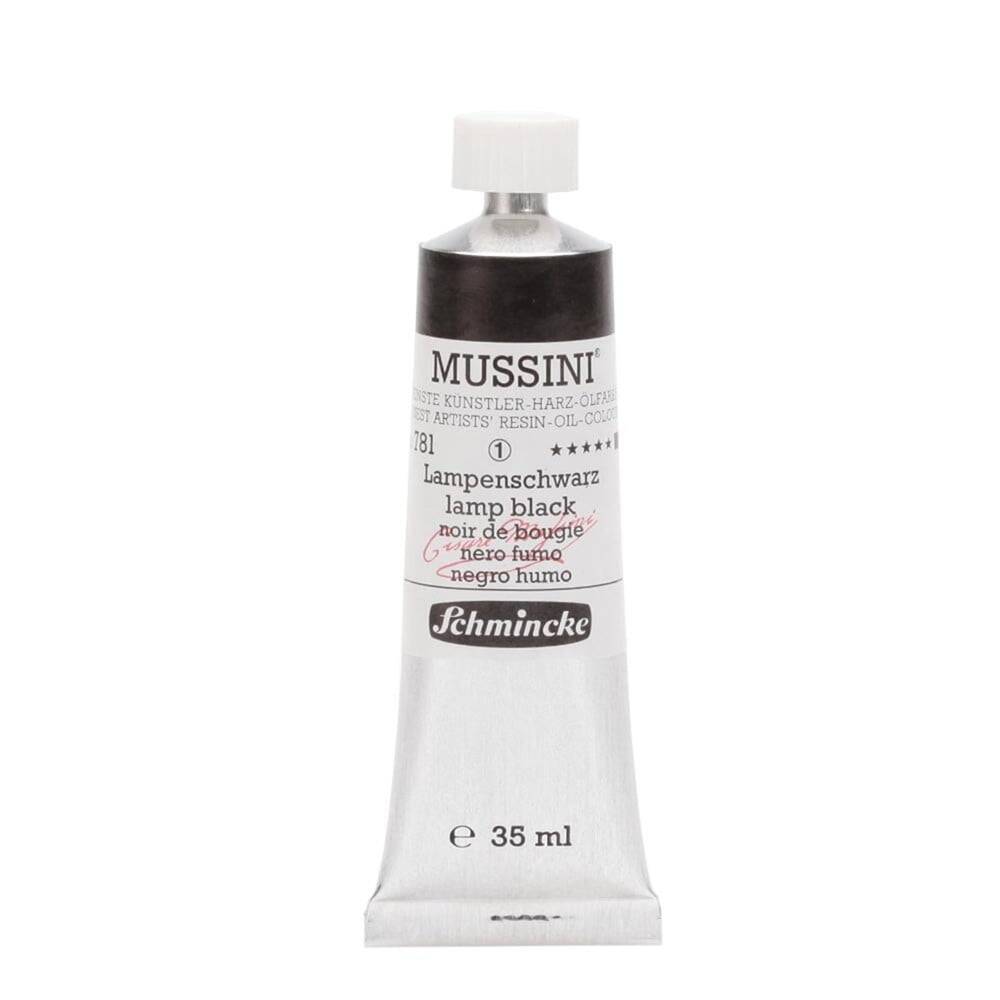 Schmincke Mussini Artist Yağlı Boya 35 ml Seri 1 781 Lamp Black