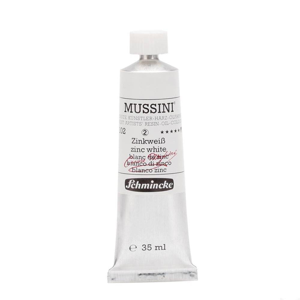 Schmincke Mussini Artist Yağlı Boya 35 ml Seri 2 102 Zinc White