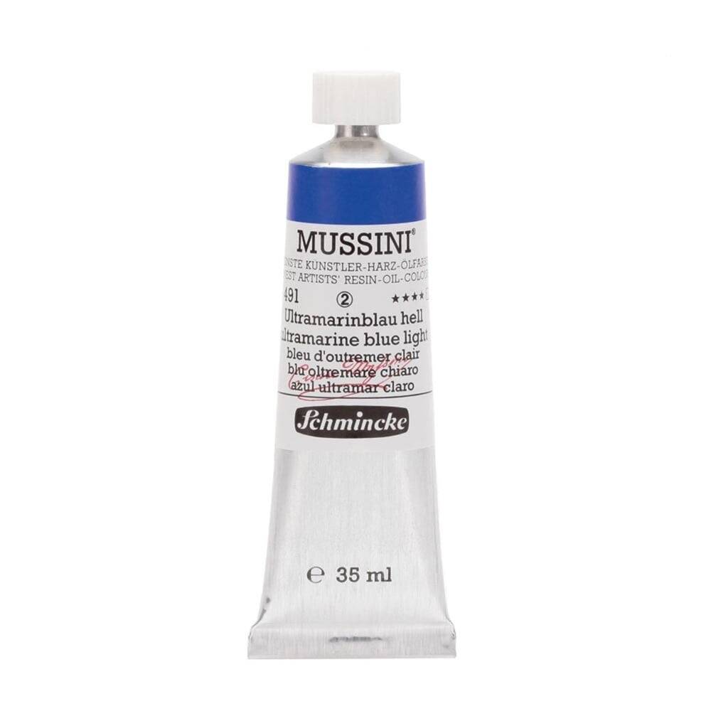 Schmincke Mussini Artist Yağlı Boya 35 ml Seri 2 491 Ultramarine Blue Light