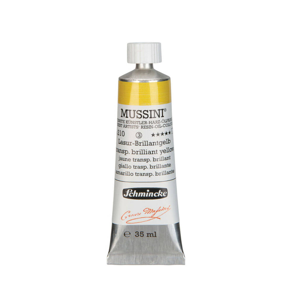 Schmincke Mussini Artist Yağlı Boya 35 ml Seri 3 210 Transparent Brillant Yellow