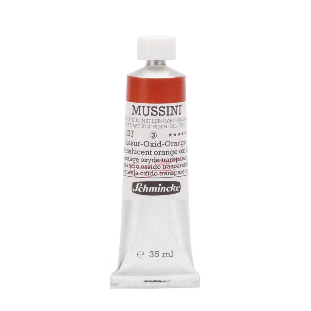 Schmincke Mussini Artist Yağlı Boya 35 ml Seri 3 237 Translucent Orange Oxide
