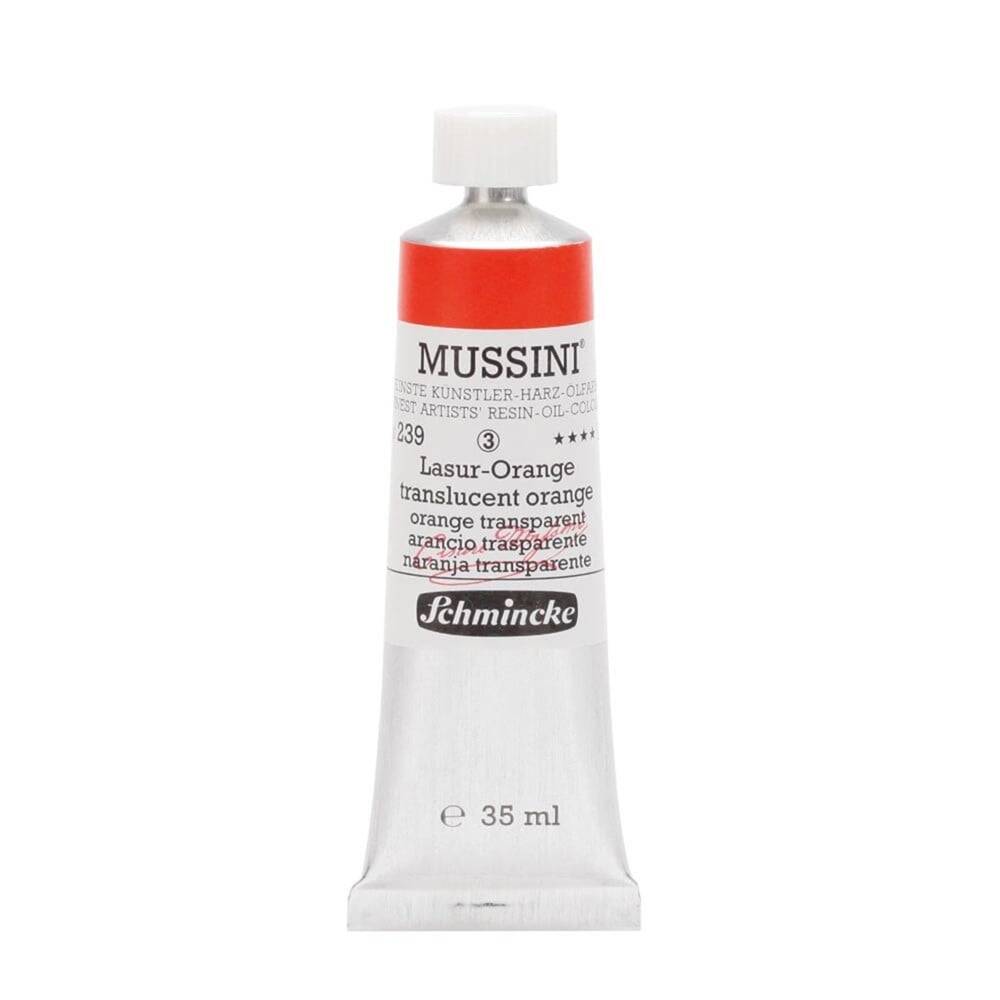 Schmincke Mussini Artist Yağlı Boya 35 ml Seri 3 239 Translucent Orange