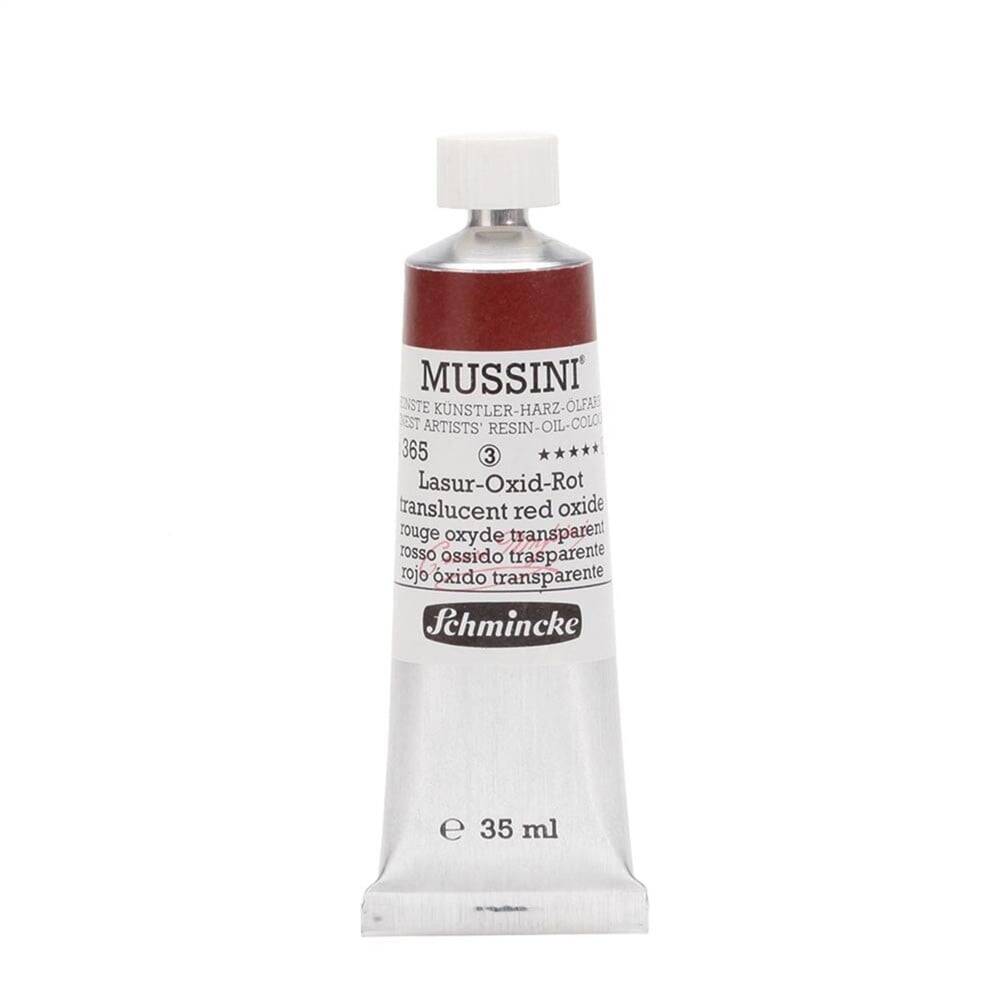 Schmincke Mussini Artist Yağlı Boya 35 ml Seri 3 365 Translucent Red Oxide