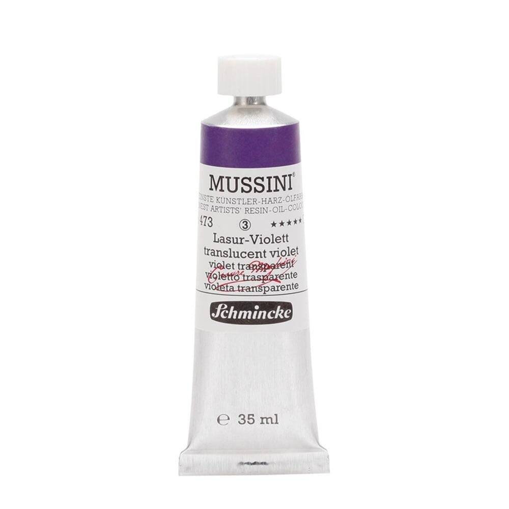Schmincke Mussini Artist Yağlı Boya 35 ml Seri 3 473 Translucent Violet