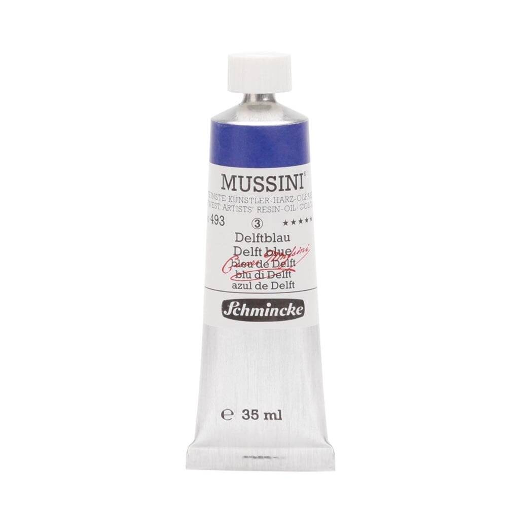 Schmincke Mussini Artist Yağlı Boya 35 ml Seri 3 493 Delft Blue