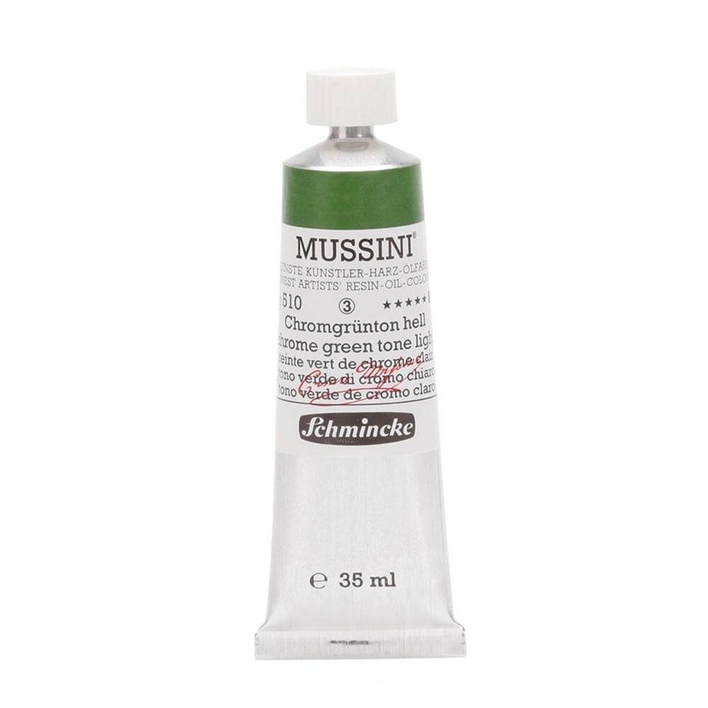 Schmincke Mussini Artist Yağlı Boya 35 ml Seri 3 510 Chrome Green Hue Light