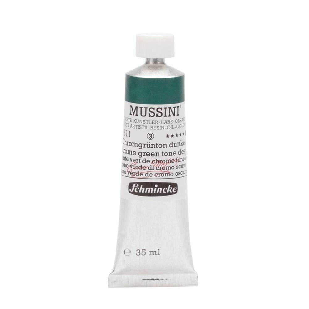 Schmincke Mussini Artist Yağlı Boya 35 ml Seri 3 511 Chrome Green Hue Deep