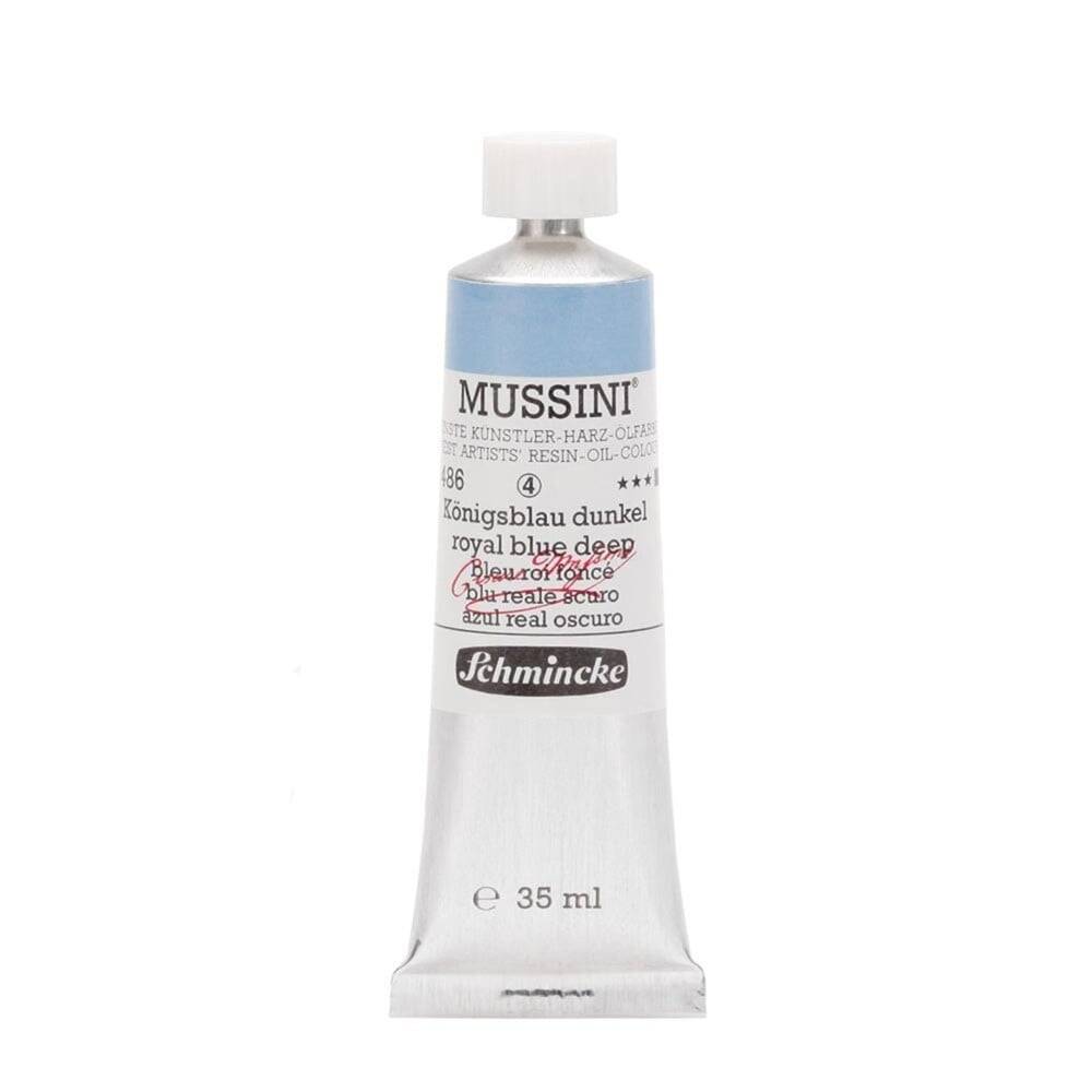Schmincke Mussini Artist Yağlı Boya 35 ml Seri 4 486 Royal Blue Deep