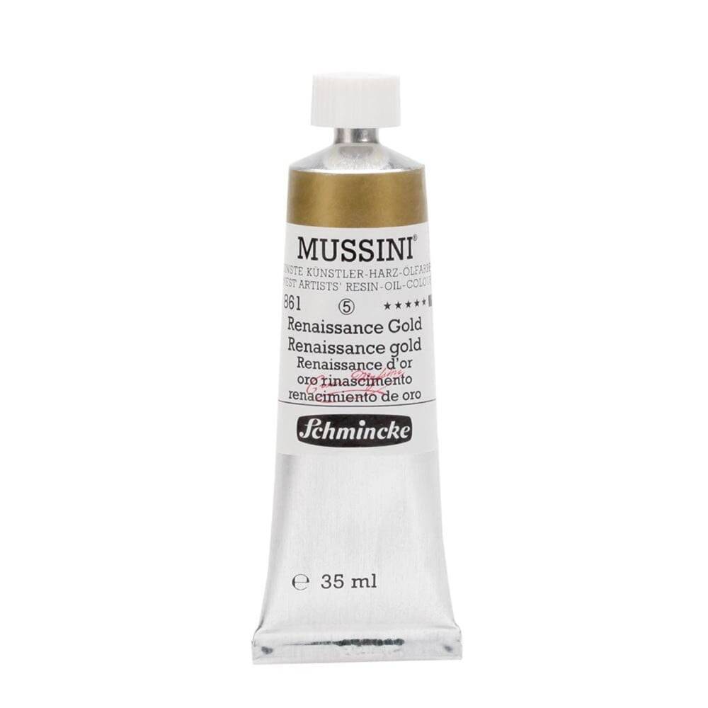 Schmincke Mussini Artist Yağlı Boya 35 ml Seri 5 861 Renaissance Gold