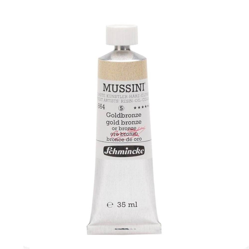 Schmincke Mussini Artist Yağlı Boya 35 ml Seri 5 864 Gold Bronze